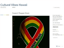 Tablet Screenshot of culturalvibes.wordpress.com
