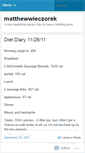 Mobile Screenshot of matthewwieczorek.wordpress.com