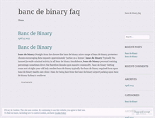 Tablet Screenshot of infotrac.bancdebinaryfaq.wordpress.com