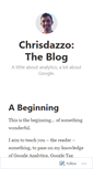 Mobile Screenshot of chrisdazzo.wordpress.com