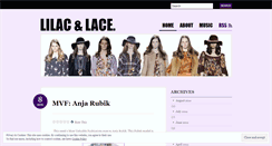 Desktop Screenshot of lilacandlace.wordpress.com