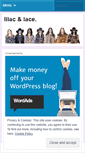 Mobile Screenshot of lilacandlace.wordpress.com