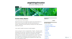 Desktop Screenshot of angelwingshouston.wordpress.com