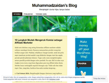 Tablet Screenshot of muhammadzaidan.wordpress.com