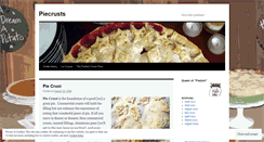 Desktop Screenshot of piecrusts.wordpress.com