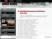 Tablet Screenshot of donniewords.wordpress.com