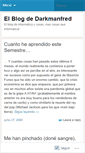 Mobile Screenshot of darkmanfred.wordpress.com