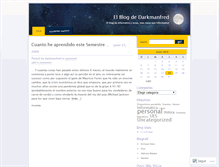 Tablet Screenshot of darkmanfred.wordpress.com