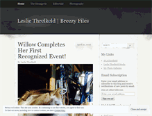 Tablet Screenshot of lesliethrelkeld.wordpress.com
