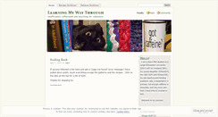 Desktop Screenshot of learningmywaythrough.wordpress.com