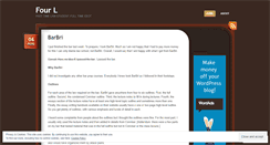 Desktop Screenshot of fourl.wordpress.com