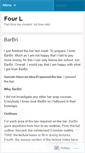 Mobile Screenshot of fourl.wordpress.com