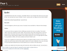 Tablet Screenshot of fourl.wordpress.com