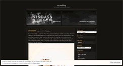 Desktop Screenshot of discussdesign.wordpress.com