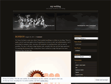 Tablet Screenshot of discussdesign.wordpress.com
