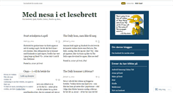 Desktop Screenshot of lesebrettforum.wordpress.com