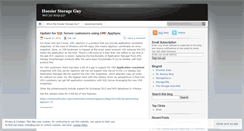 Desktop Screenshot of hoosierstorage.wordpress.com