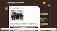 Desktop Screenshot of penpalpetersonandoms.wordpress.com