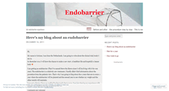 Desktop Screenshot of endobarrier1.wordpress.com