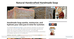 Desktop Screenshot of handcraftedsoap.wordpress.com