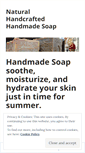 Mobile Screenshot of handcraftedsoap.wordpress.com