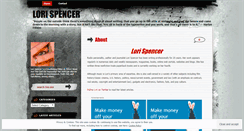 Desktop Screenshot of lorispencer.wordpress.com