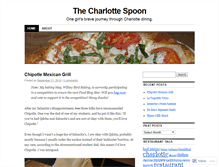 Tablet Screenshot of charlottespoon.wordpress.com