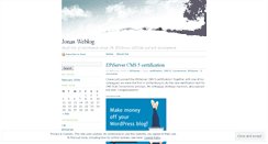 Desktop Screenshot of jonasweblog.wordpress.com