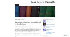 Desktop Screenshot of bookreviewthoughts.wordpress.com
