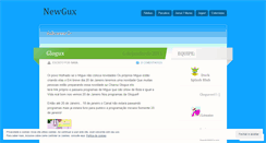 Desktop Screenshot of newgux.wordpress.com