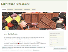 Tablet Screenshot of lakritzundschokolade.wordpress.com
