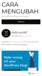 Mobile Screenshot of caramengubah.wordpress.com