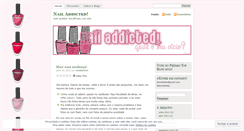 Desktop Screenshot of nailaddiction.wordpress.com