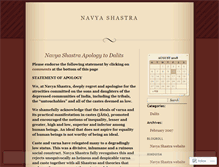 Tablet Screenshot of navyashastra.wordpress.com
