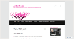 Desktop Screenshot of ambergarza.wordpress.com