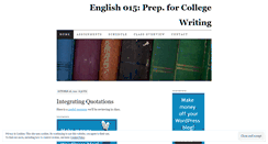 Desktop Screenshot of english015.wordpress.com