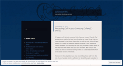 Desktop Screenshot of galaxyseries.wordpress.com