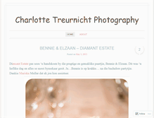 Tablet Screenshot of charlottetreurnichtphotography.wordpress.com