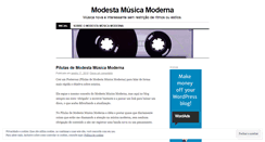 Desktop Screenshot of modestamusicamoderna.wordpress.com