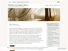 Tablet Screenshot of mysticcauldron.wordpress.com