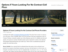 Tablet Screenshot of nocontractcellphones266.wordpress.com