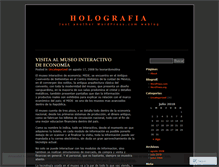 Tablet Screenshot of lmholografia.wordpress.com