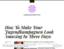 Tablet Screenshot of lidacdlsfwhkyvx.wordpress.com