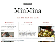 Tablet Screenshot of minmina.wordpress.com