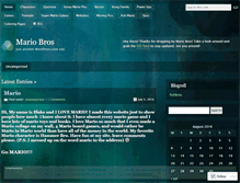Tablet Screenshot of mariimania.wordpress.com