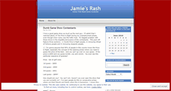 Desktop Screenshot of jamiesrash.wordpress.com