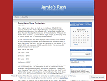 Tablet Screenshot of jamiesrash.wordpress.com