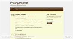 Desktop Screenshot of printingforprofit.wordpress.com