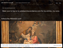 Tablet Screenshot of judebgallery.wordpress.com