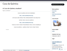 Tablet Screenshot of casadaquimica.wordpress.com
